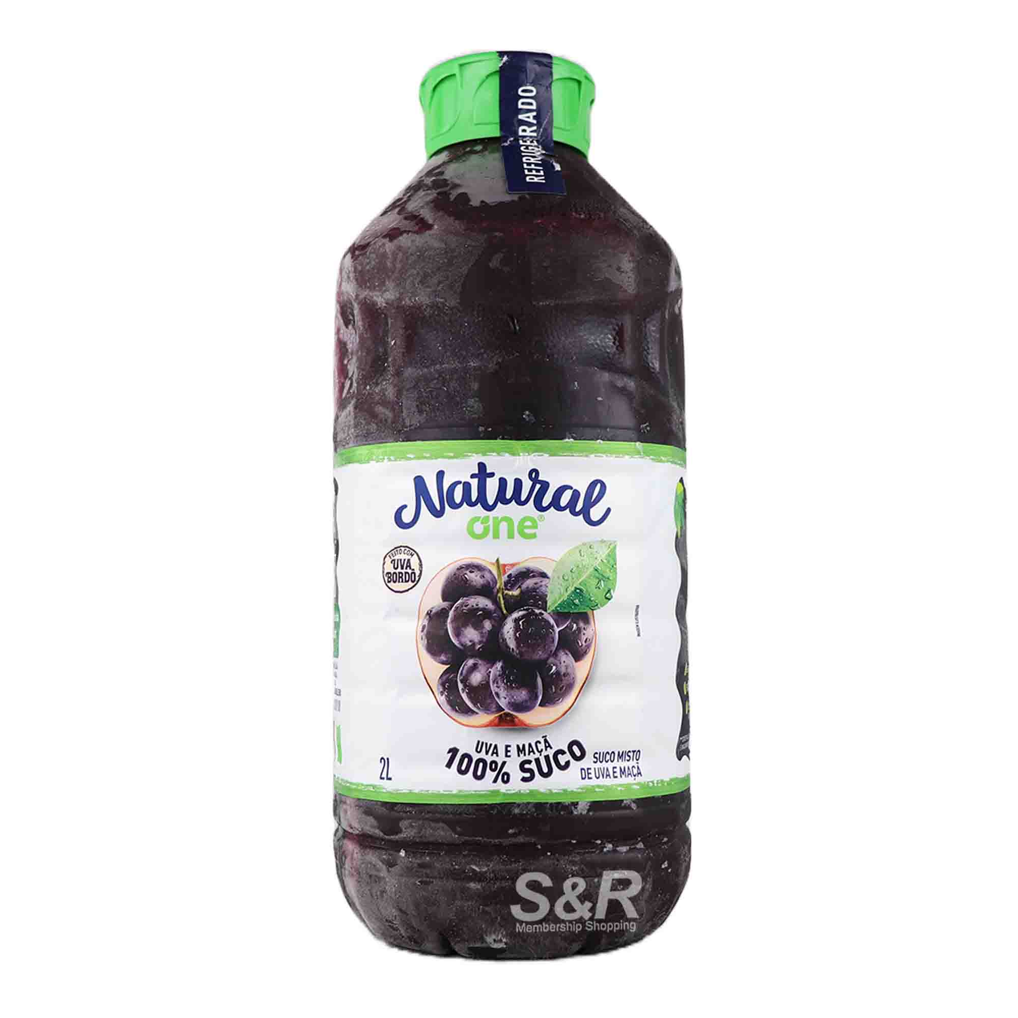 Natural One Grape Apple Juice 2L